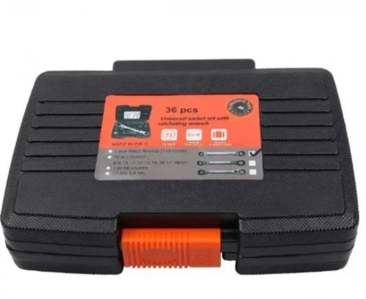 Σετ Κλειδί με Καστάνια 36τμχ με Βαλίτσα Μεταφοράς