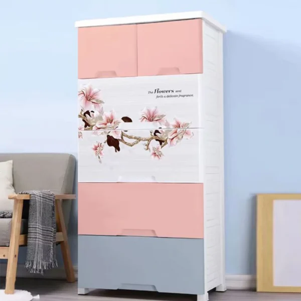 Πλαστική Συρταριέρα 139x69x49cm με 6 Συρτάρια