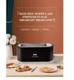 Φρυγανιέρα 4 Θέσεων DSP KC2046 - Μαύρη (1400W)