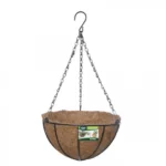 15 x 30.50cm Κρεμαστό Κασπώ - Μέταλλο & Φλοιός Καρύδας