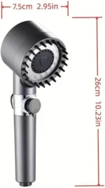 Πολυλειτουργικό Τηλέφωνο Ντους με Τριπλή Ροή και Ακίδες για Μασάζ