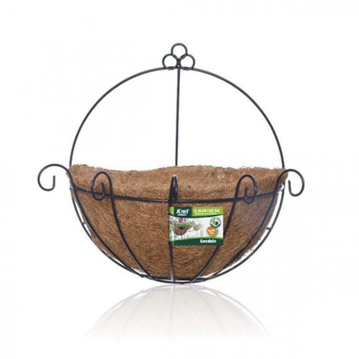 33 x 30cm Κρεμαστό Κασπώ - Μέταλλο & Κοκκοφοίνικας 33 x 30cm Κρεμαστό Κασπώ - Μέταλλο & Κοκκοφοίνικας