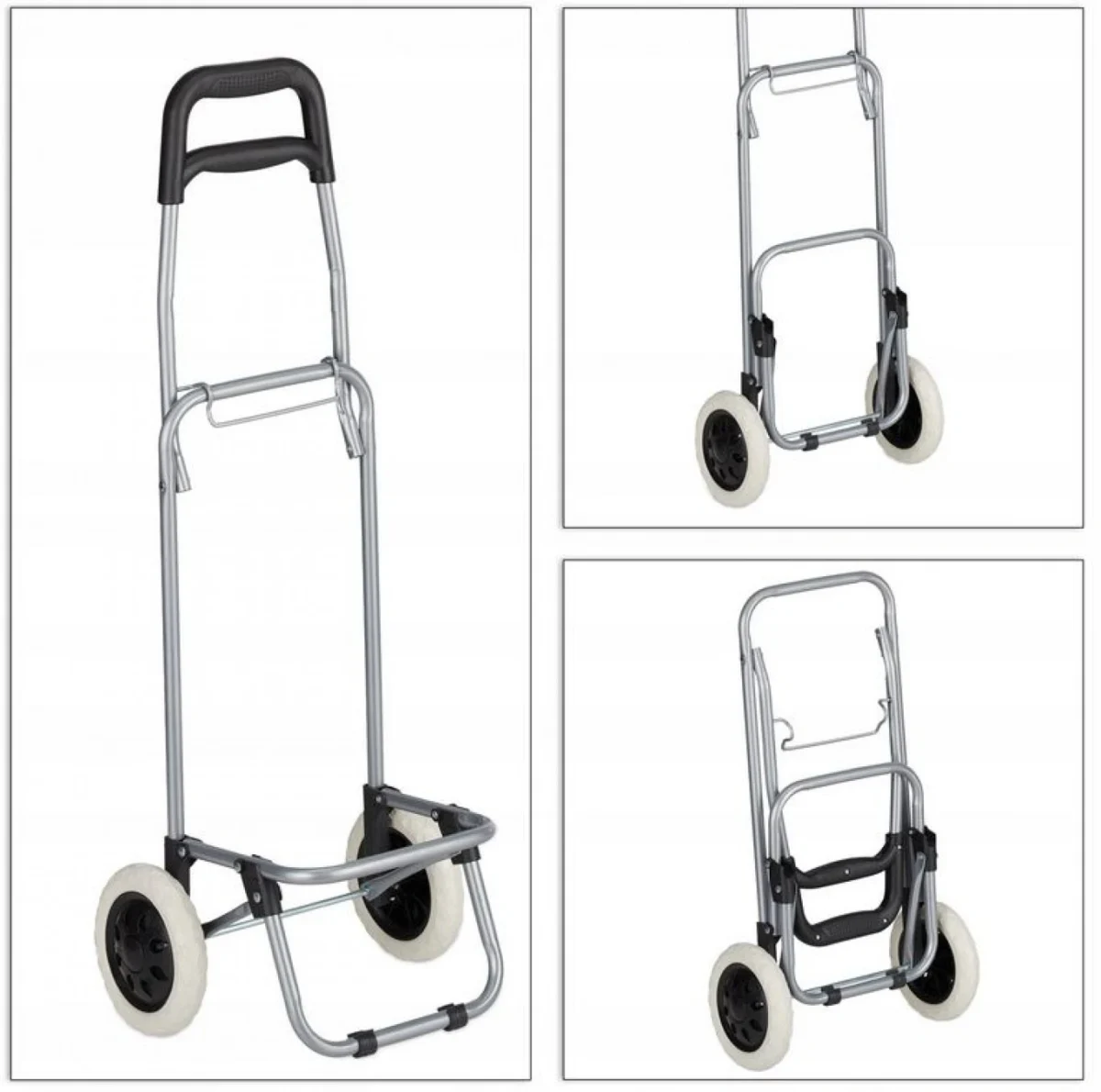 Αναδιπλούμενο Καρότσι Λαϊκής με Σκελετό Αλουμινίου 42x35x100 εκ. με Αδιάβροχη Επένδυση