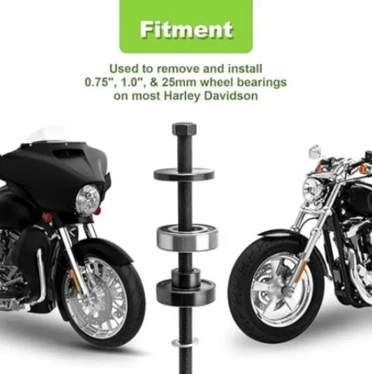 Κιτ Εργαλείων Εγκατάστασης Εξολκέων για Ρουλεμάν Τροχών 0,75″, 1,0″ και 25 mm με Θήκη Μεταφοράς