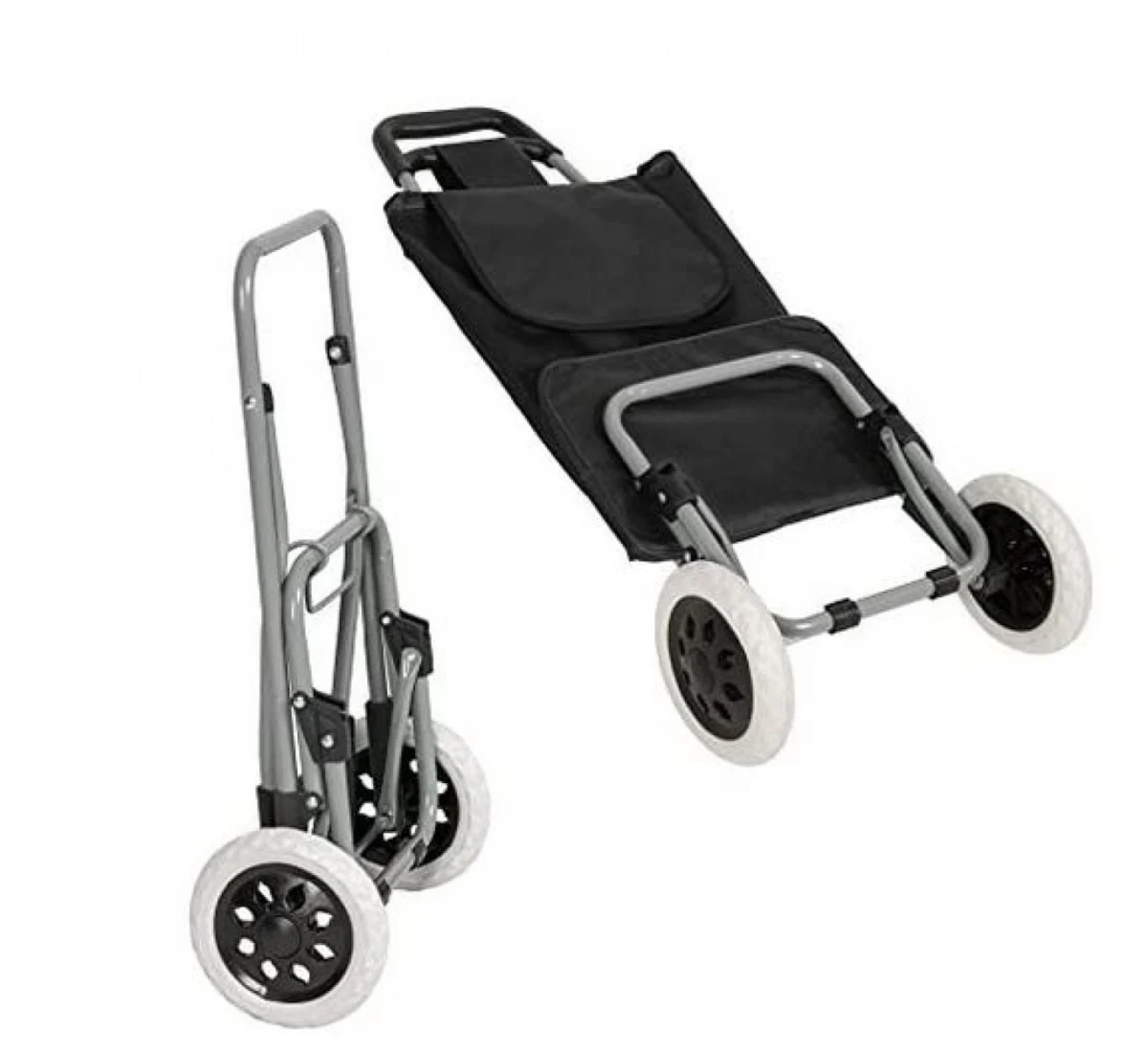 Αναδιπλούμενο Καρότσι Λαϊκής με Σκελετό Αλουμινίου 42x35x100 εκ. με Αδιάβροχη Επένδυση