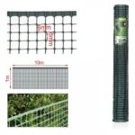 100x1000cm Προστατευτικό Δίχτυ - Φράχτης Πλαστικό Πράσινο