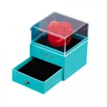 Κουτί Μπιζουτιέρα με Τριαντάφυλλο - 10,5x8x8cm