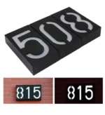 LED Επιτοίχιο Ηλιακό Φωτιστικό Αριθμού Οικίας με Φωτοκύτταρο – 0.36W IP55