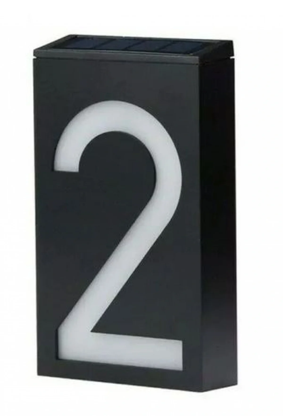 LED Επιτοίχιο Ηλιακό Φωτιστικό Αριθμού Οικίας με Φωτοκύτταρο – 0.36W IP55