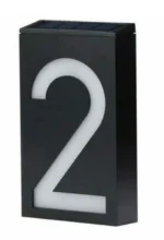 LED Επιτοίχιο Ηλιακό Φωτιστικό Αριθμού Οικίας με Φωτοκύτταρο – 0.36W IP55