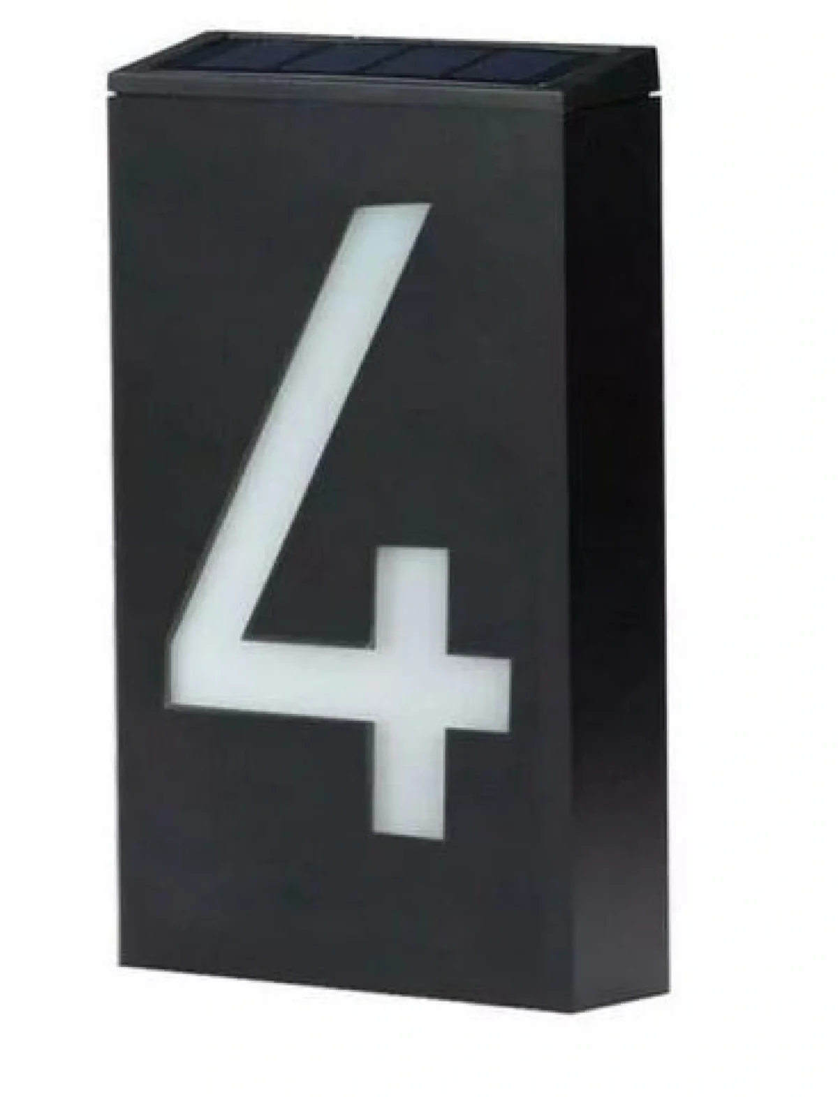 LED Επιτοίχιο Ηλιακό Φωτιστικό Αριθμού Οικίας με Φωτοκύτταρο – 0.36W IP55