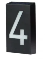 LED Επιτοίχιο Ηλιακό Φωτιστικό Αριθμού Οικίας με Φωτοκύτταρο – 0.36W IP55