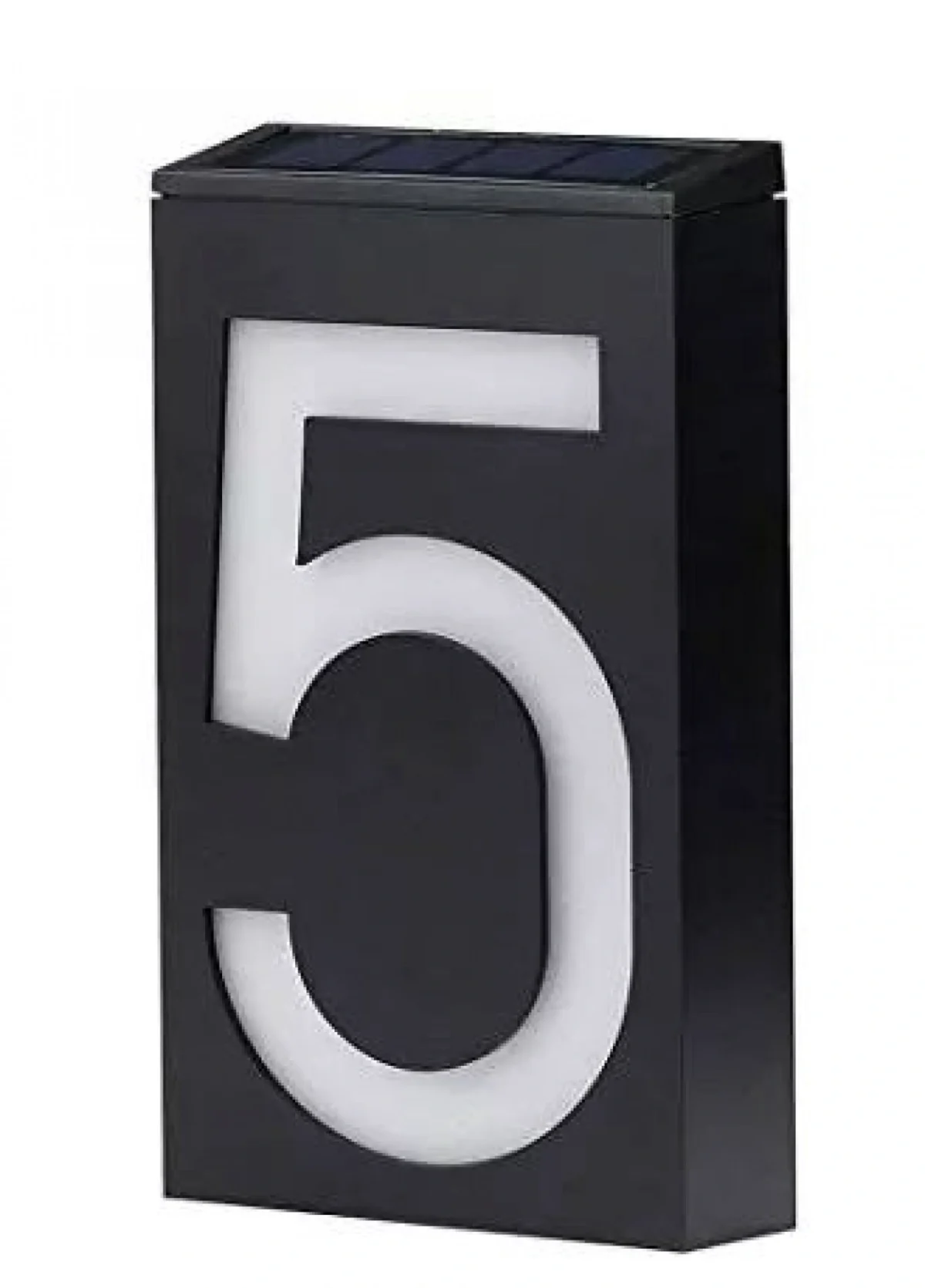 LED Επιτοίχιο Ηλιακό Φωτιστικό Αριθμού Οικίας με Φωτοκύτταρο – 0.36W IP55