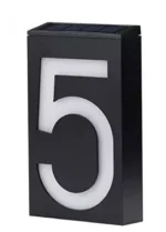 LED Επιτοίχιο Ηλιακό Φωτιστικό Αριθμού Οικίας με Φωτοκύτταρο – 0.36W IP55