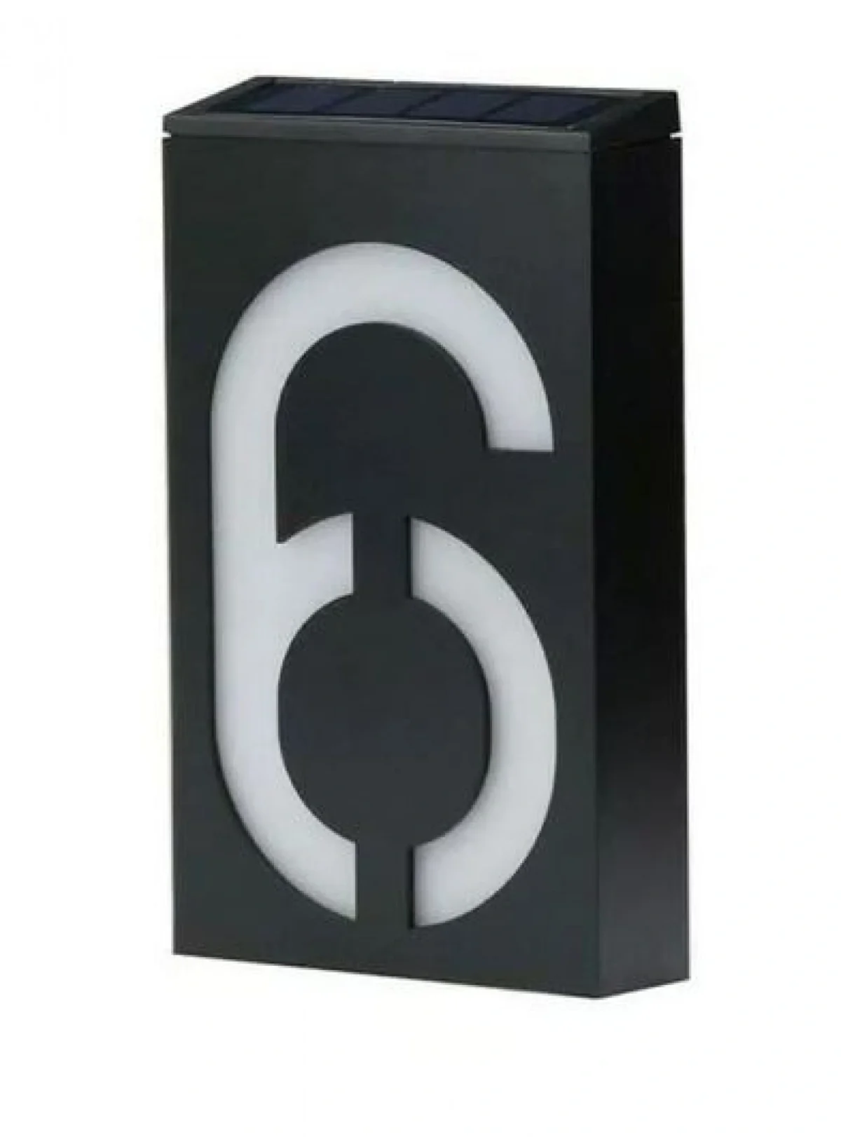 LED Επιτοίχιο Ηλιακό Φωτιστικό Αριθμού Οικίας με Φωτοκύτταρο – 0.36W IP55