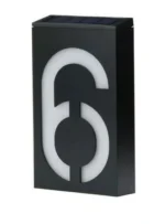 LED Επιτοίχιο Ηλιακό Φωτιστικό Αριθμού Οικίας με Φωτοκύτταρο – 0.36W IP55