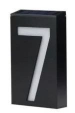 LED Επιτοίχιο Ηλιακό Φωτιστικό Αριθμού Οικίας με Φωτοκύτταρο – 0.36W IP55