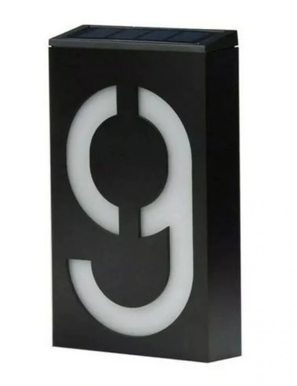 LED Επιτοίχιο Ηλιακό Φωτιστικό Αριθμού Οικίας με Φωτοκύτταρο – 0.36W IP55