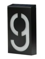 LED Επιτοίχιο Ηλιακό Φωτιστικό Αριθμού Οικίας με Φωτοκύτταρο – 0.36W IP55