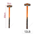 Αντικραδασμική Βαριά Μήκους 89 εκ. με Κεφαλή 5500gr - (12lb)