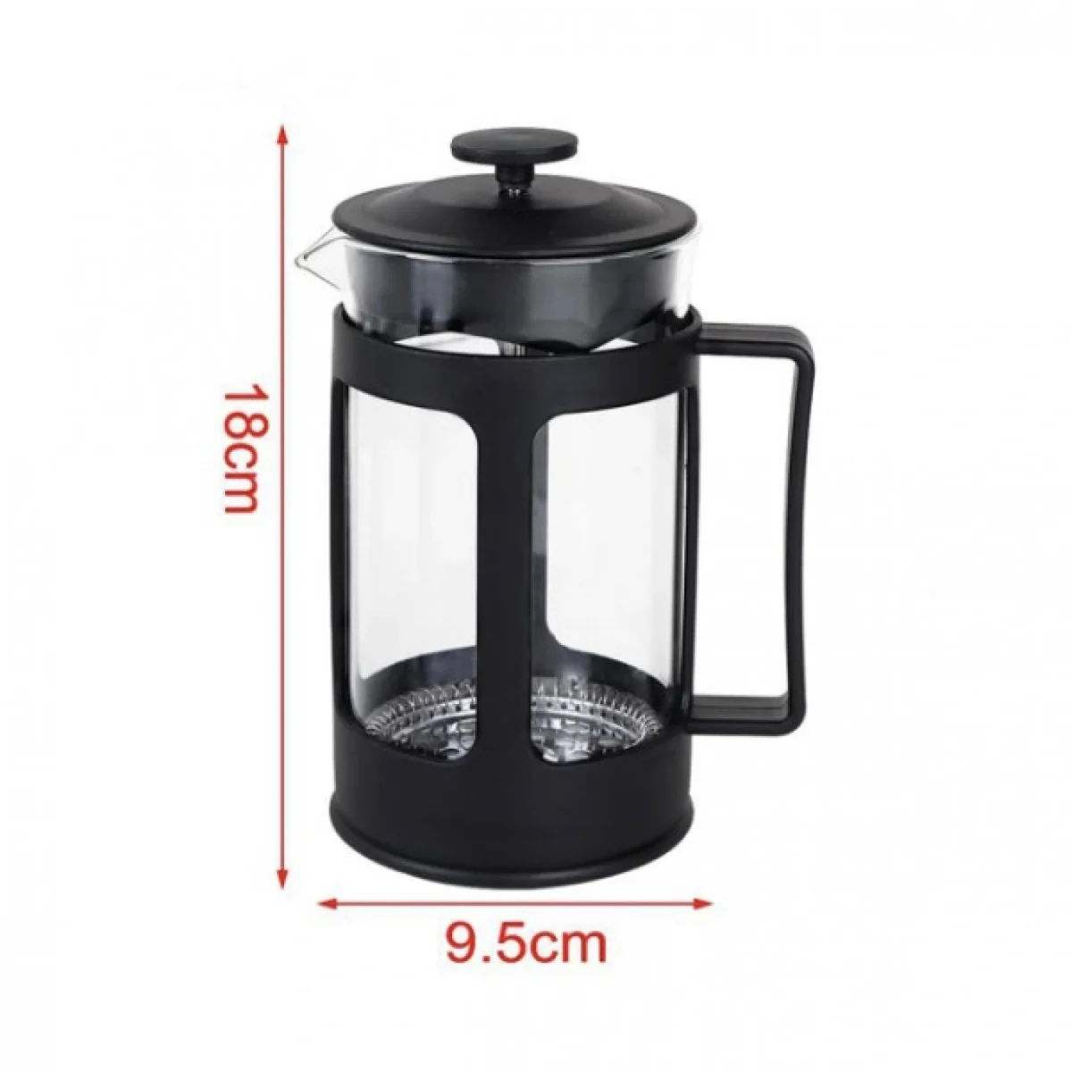 Καφετιέρα Γαλλικού Χειρός 600ml – 18x9.5cm