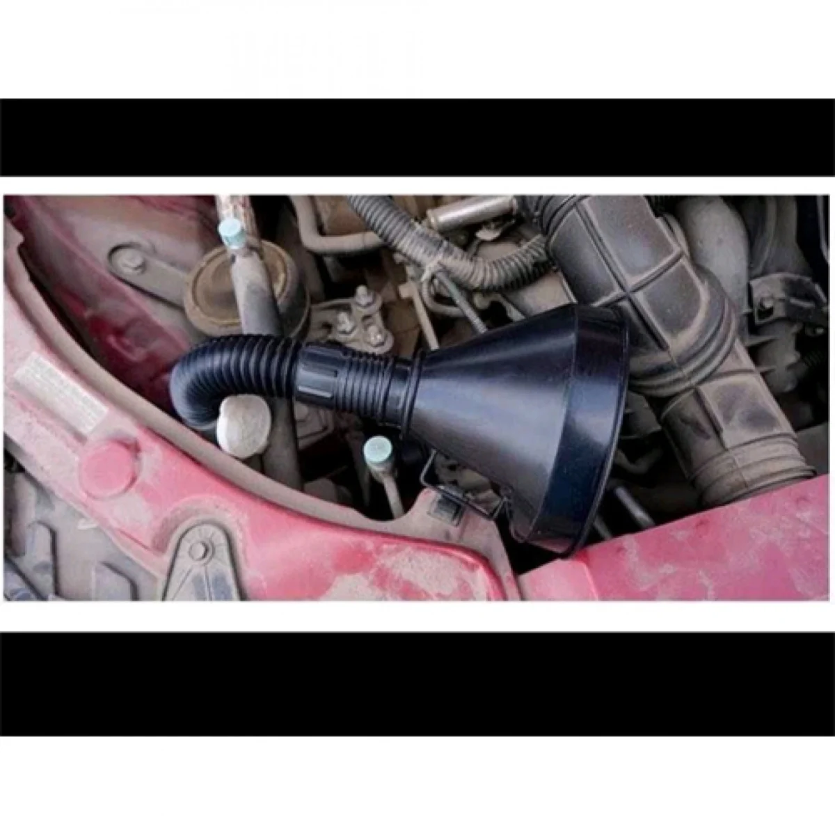 Πλαστικό Χωνί με Εύκαμπτο Σωλήνα, Κατάλληλο για Καύσιμα.