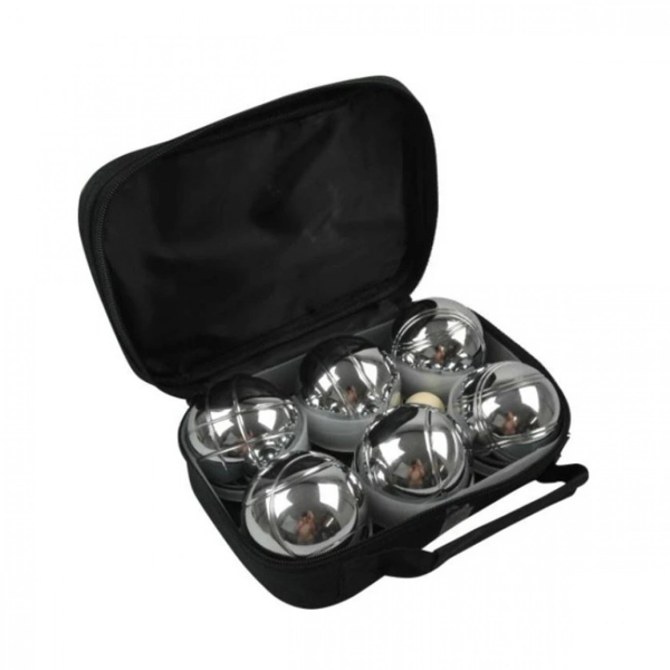 Σετ 6 Μεταλλικές Μπάλες Pétanque (Μπουλ) με Μαγνητικό Συλλέκτη Σετ 6 Μεταλλικές Μπάλες Pétanque (Μπουλ) με Μαγνητικό Συλλέκτη