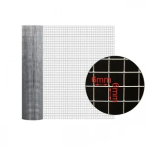 0.5x10m Προστατευτικό Δίχτυ - Φράχτης Μεταλλικός & Μάτι 6x6 mm