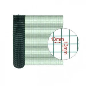 0.5x10m Προστατευτικό Δίχτυ - Φράχτης Μεταλλικός & Μάτι 13x13 mm
