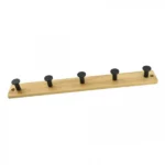 Ξύλινη Κρεμάστρα Τοίχου 5 Θέσεων 39cm