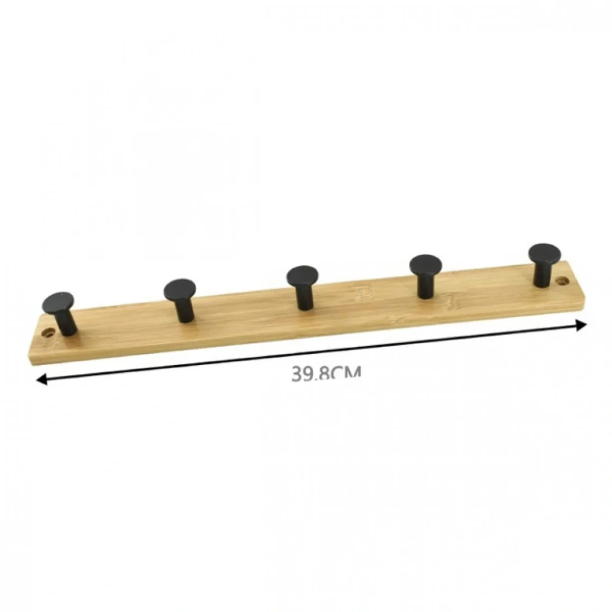 Ξύλινη Κρεμάστρα Τοίχου 5 Θέσεων 39cm