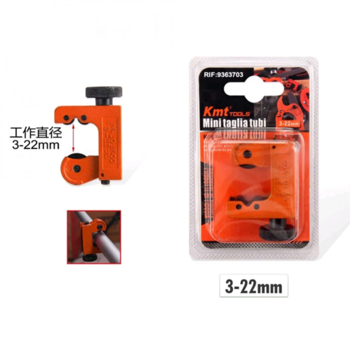 Mini Κόφτης Χαλκοσωλήνων για Μέγιστη Διάμετρο 22mm