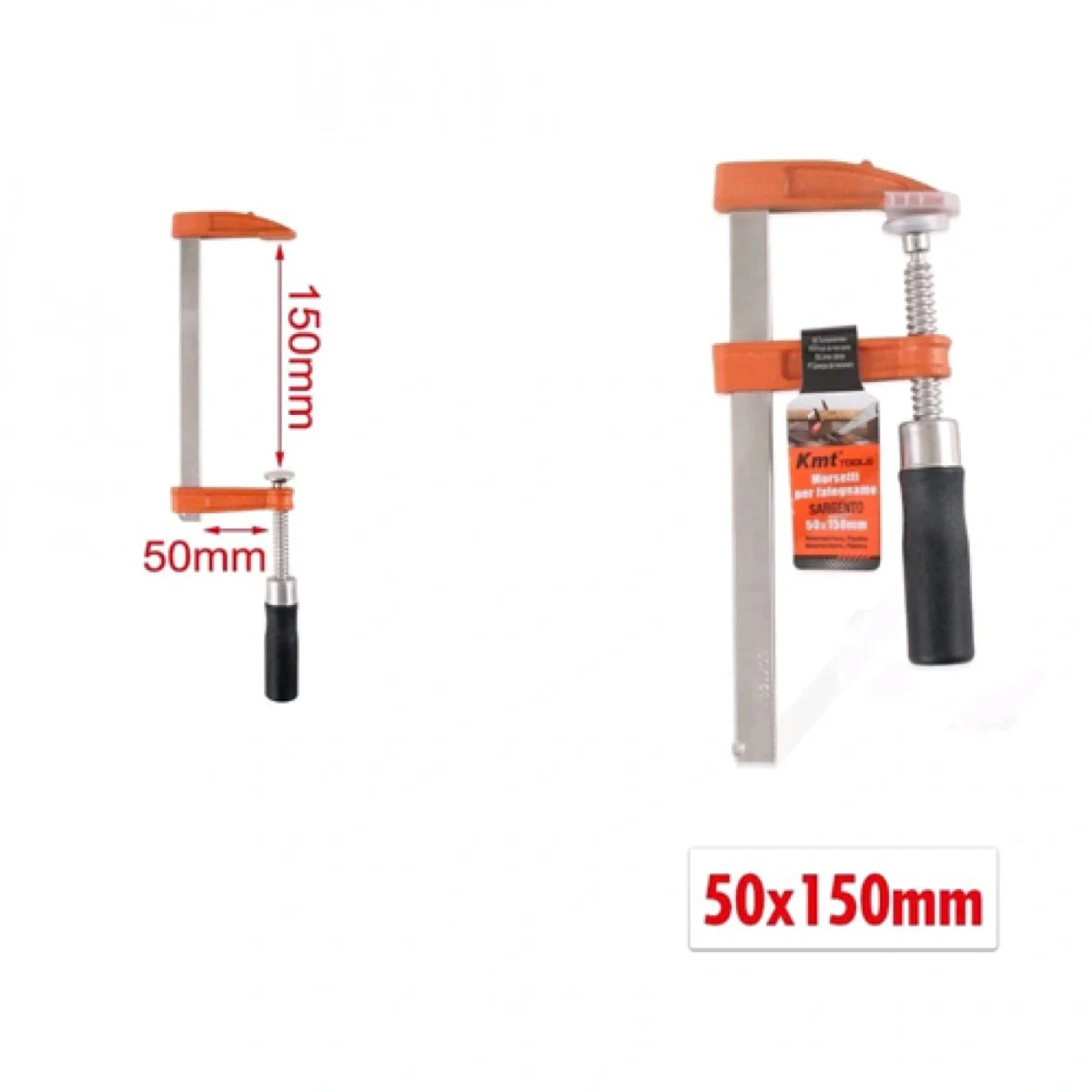 Σφιγκτήρας Μαραγκού Τύπου "F" 50x150mm