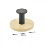 Μονή Ξύλινη Κρεμάστρα Τοίχου 4.8cm