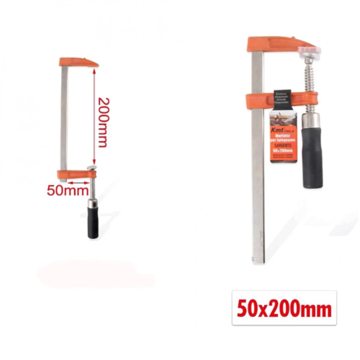 Σφιγκτήρας Μαραγκού Τύπου "F" 50x200mm