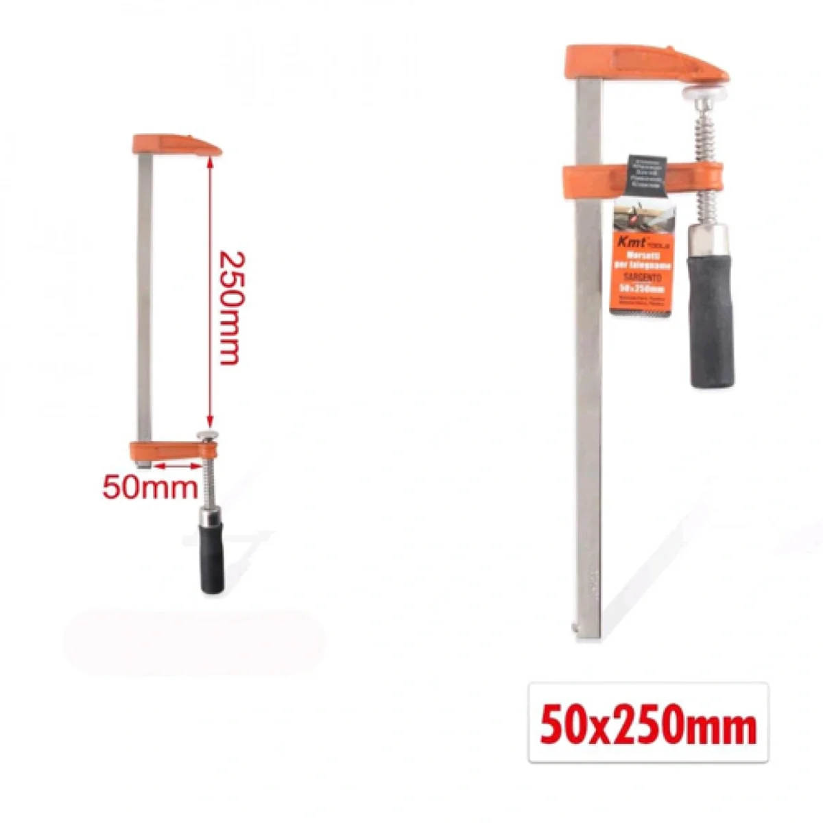 Σφιγκτήρας Μαραγκού Τύπου "F" 50x250mm