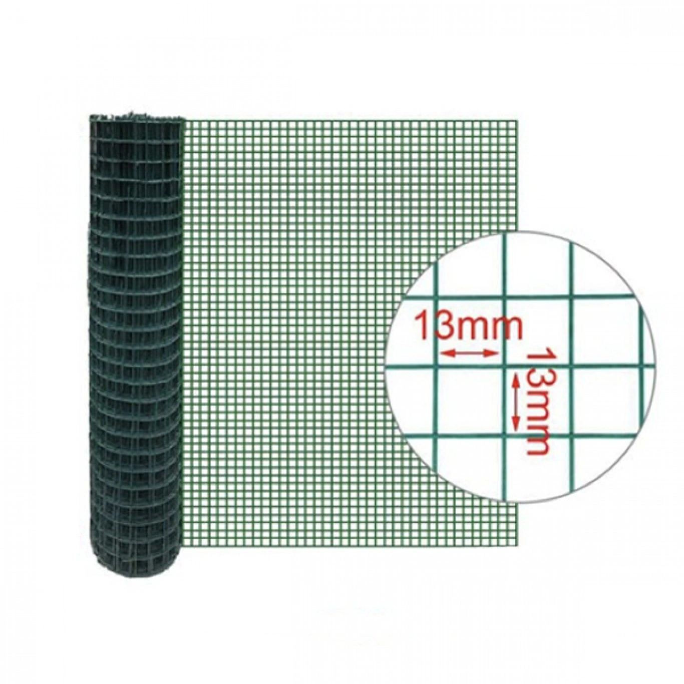 1x5m Προστατευτικό Δίχτυ - Φράχτης Μεταλλικός & Μάτι 13x13 mm 1x5m Προστατευτικό Δίχτυ - Φράχτης Μεταλλικός & Μάτι 13x13 mm