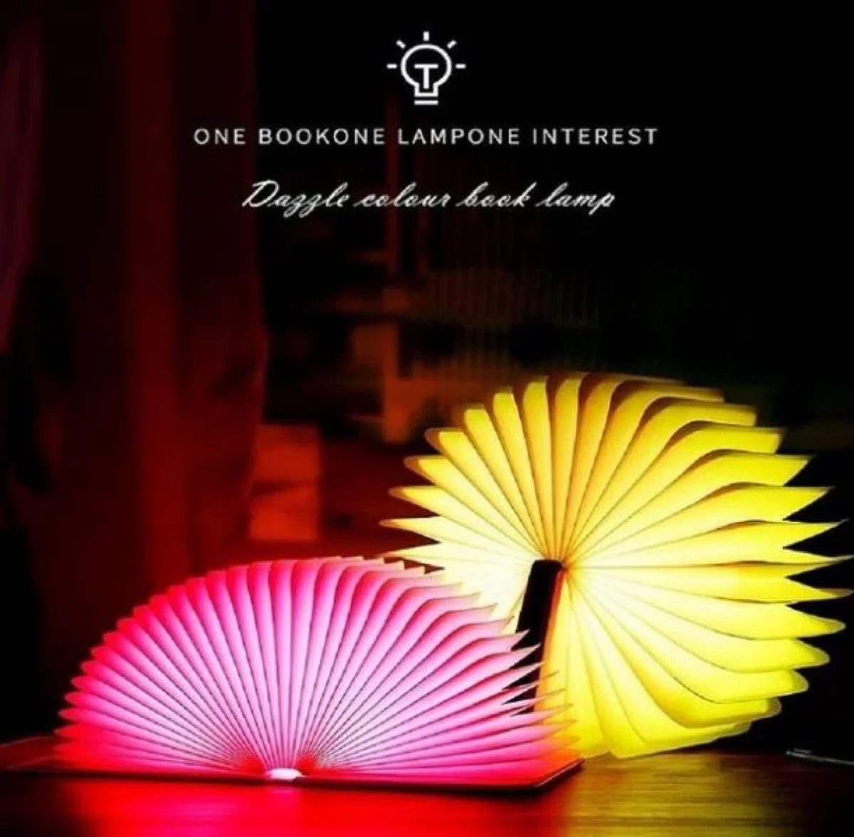 Διακοσμητικό Φωτιστικό Βιβλίο LED RGB με Τηλεχειριστήριο