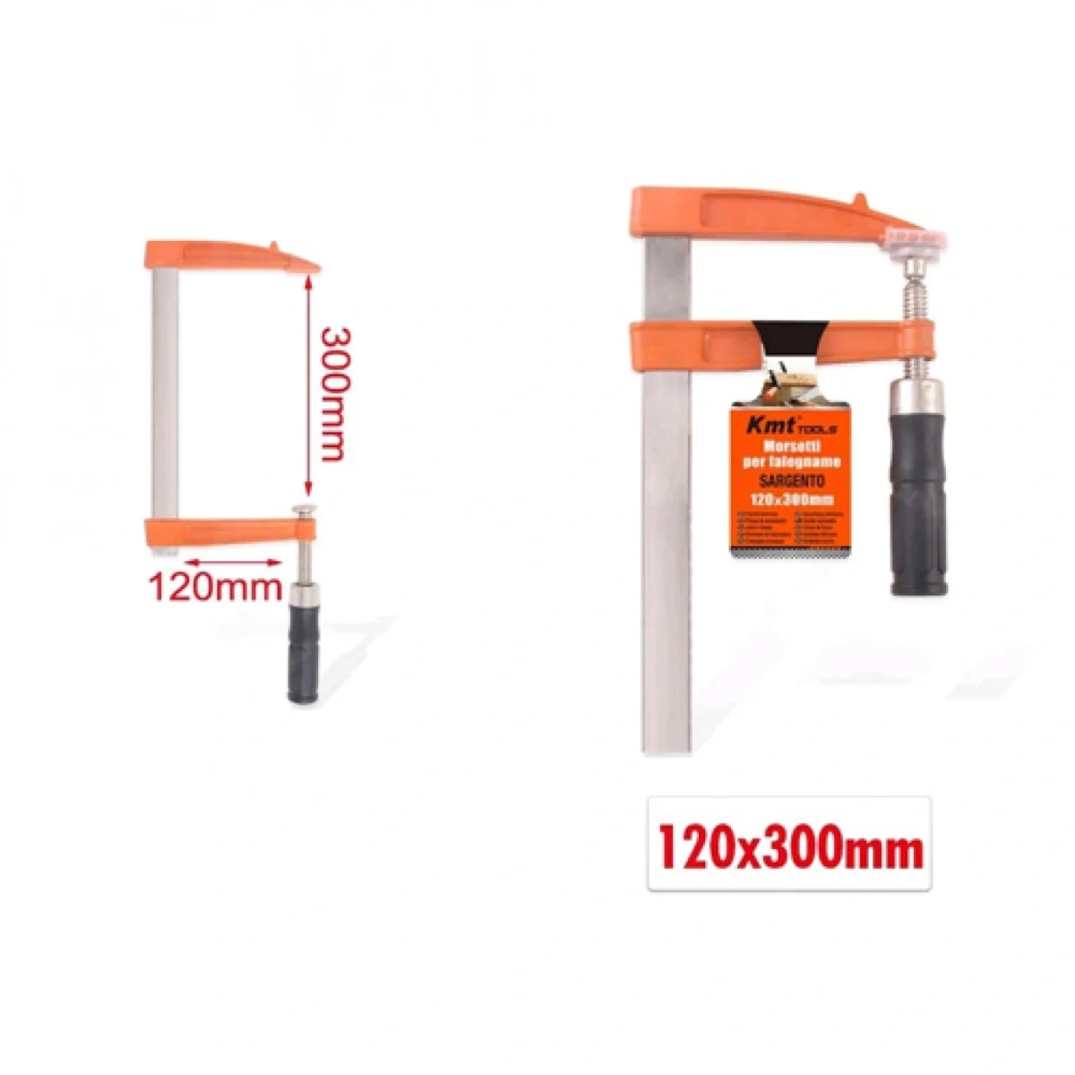 Σφιγκτήρας Μαραγκού Τύπου "F" 120x300mm