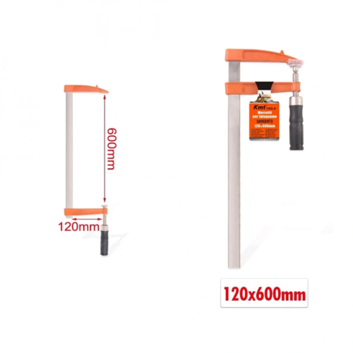 Σφιγκτήρας Μαραγκού Τύπου "F" 120x600mm