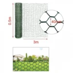 0,5x3m Προστατευτικό Πλέγμα - Φράχτης Μεταλλικός & Μάτι 40mm