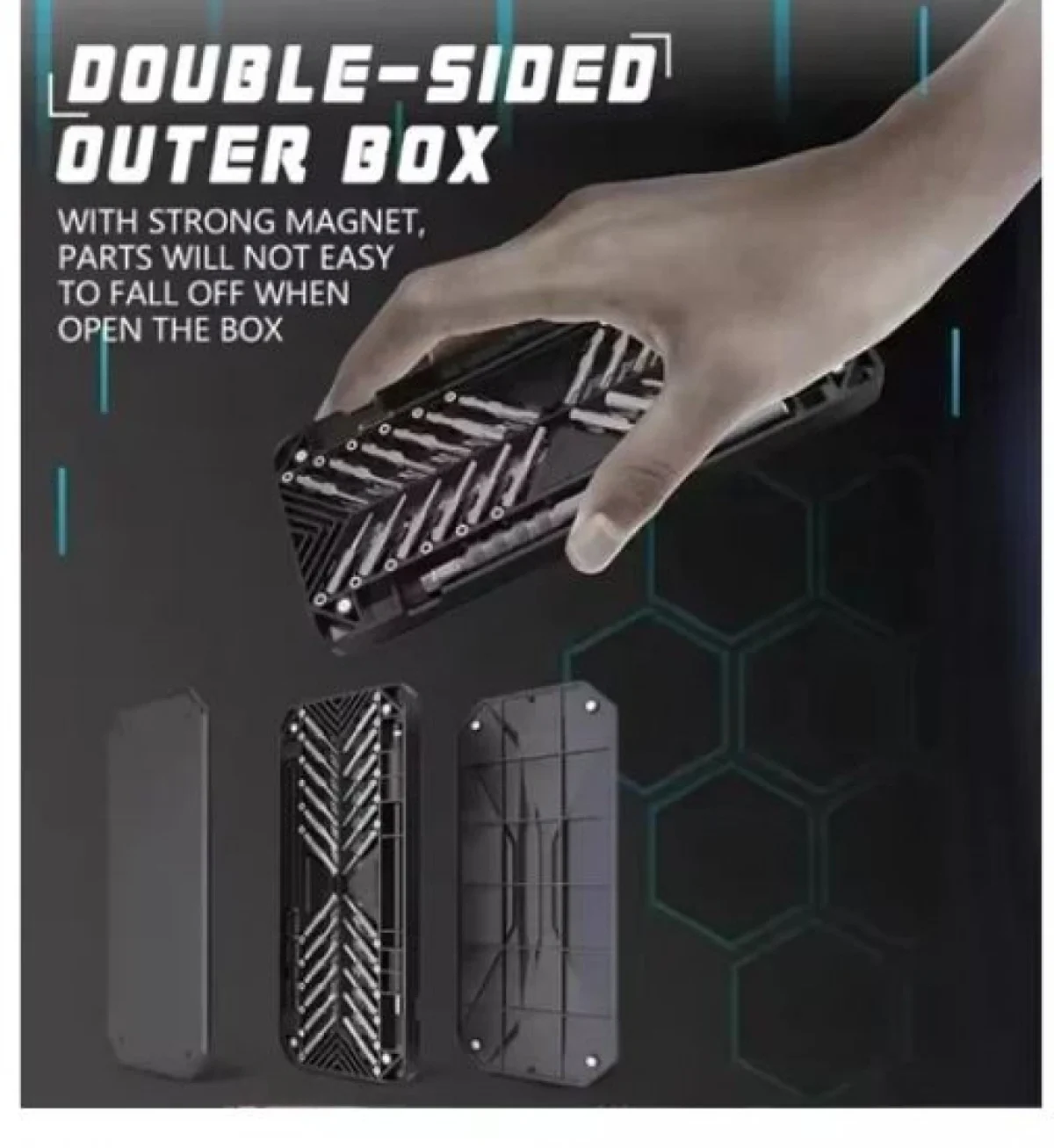 Πολυλειτουργικό Σετ Κατσαβιδιών Ακριβείας 50 σε 1 με Θήκη - Jakemy JM-8175