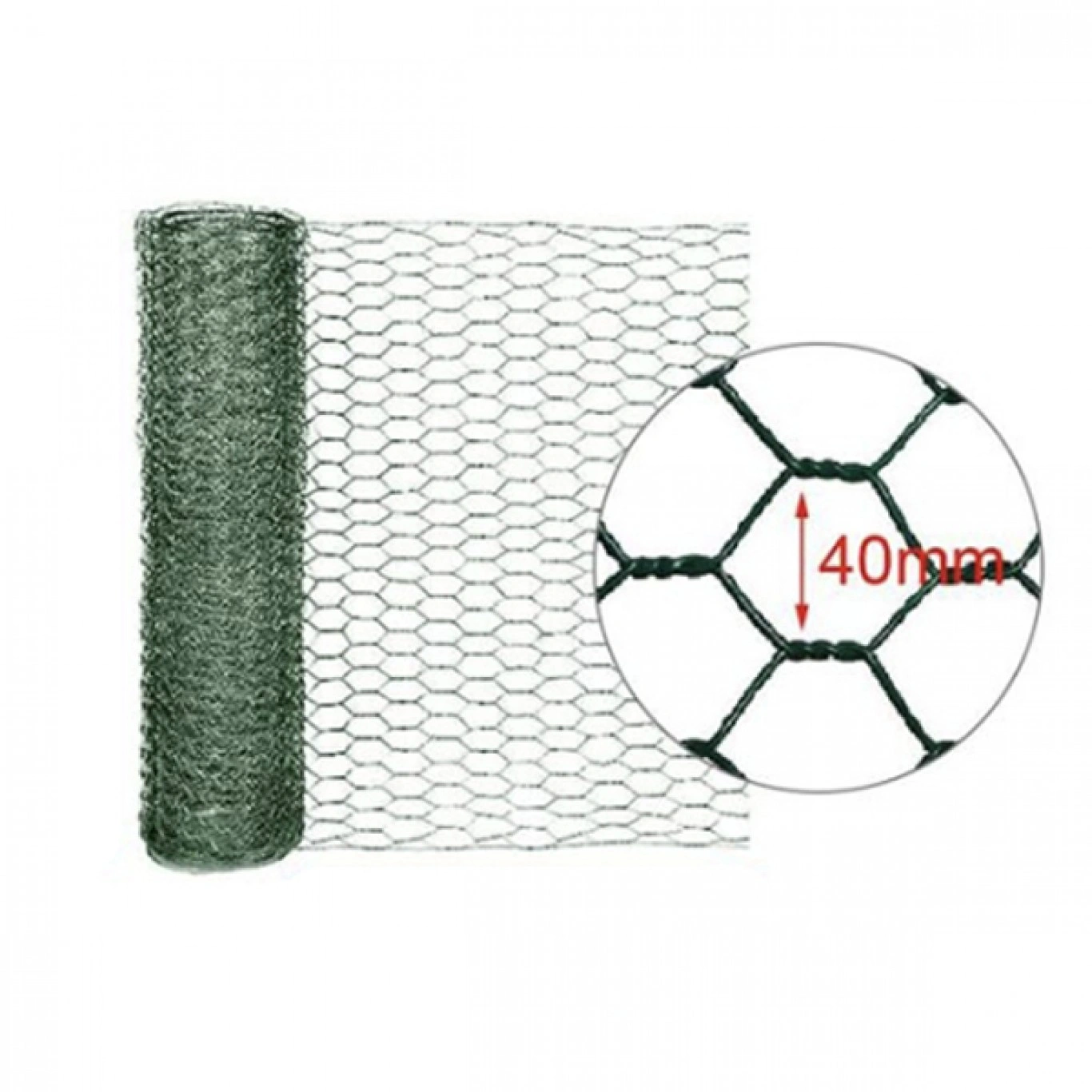 0,5x5m Προστατευτικό Πλέγμα - Φράχτης Μεταλλικός & Μάτι 40mm 0,5x5m Προστατευτικό Πλέγμα - Φράχτης Μεταλλικός & Μάτι 40mm