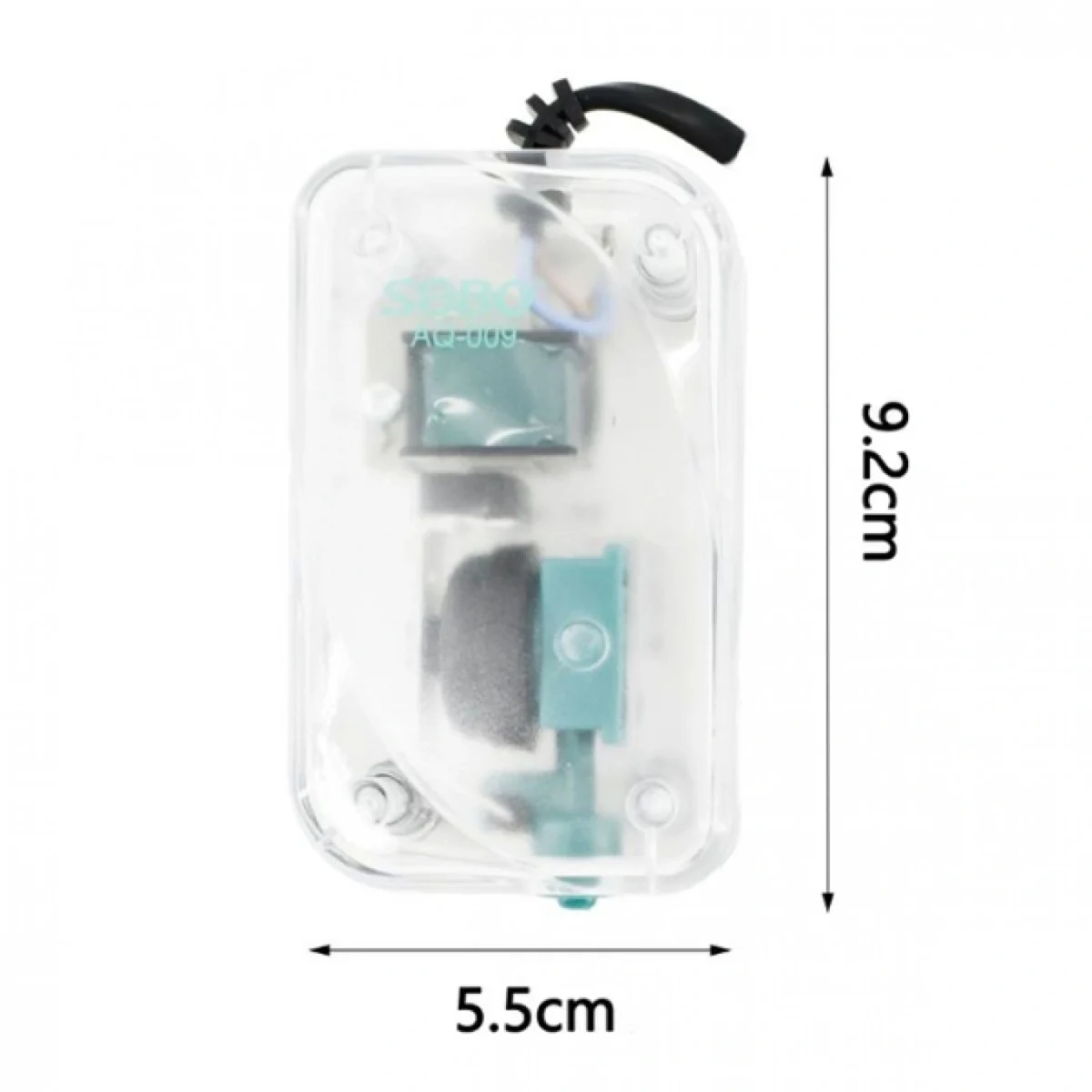 Διάφανη Αεραντλία/Οξυγονωτής Ενυδρείου Μονής Εξόδου 3Lt/m 2w