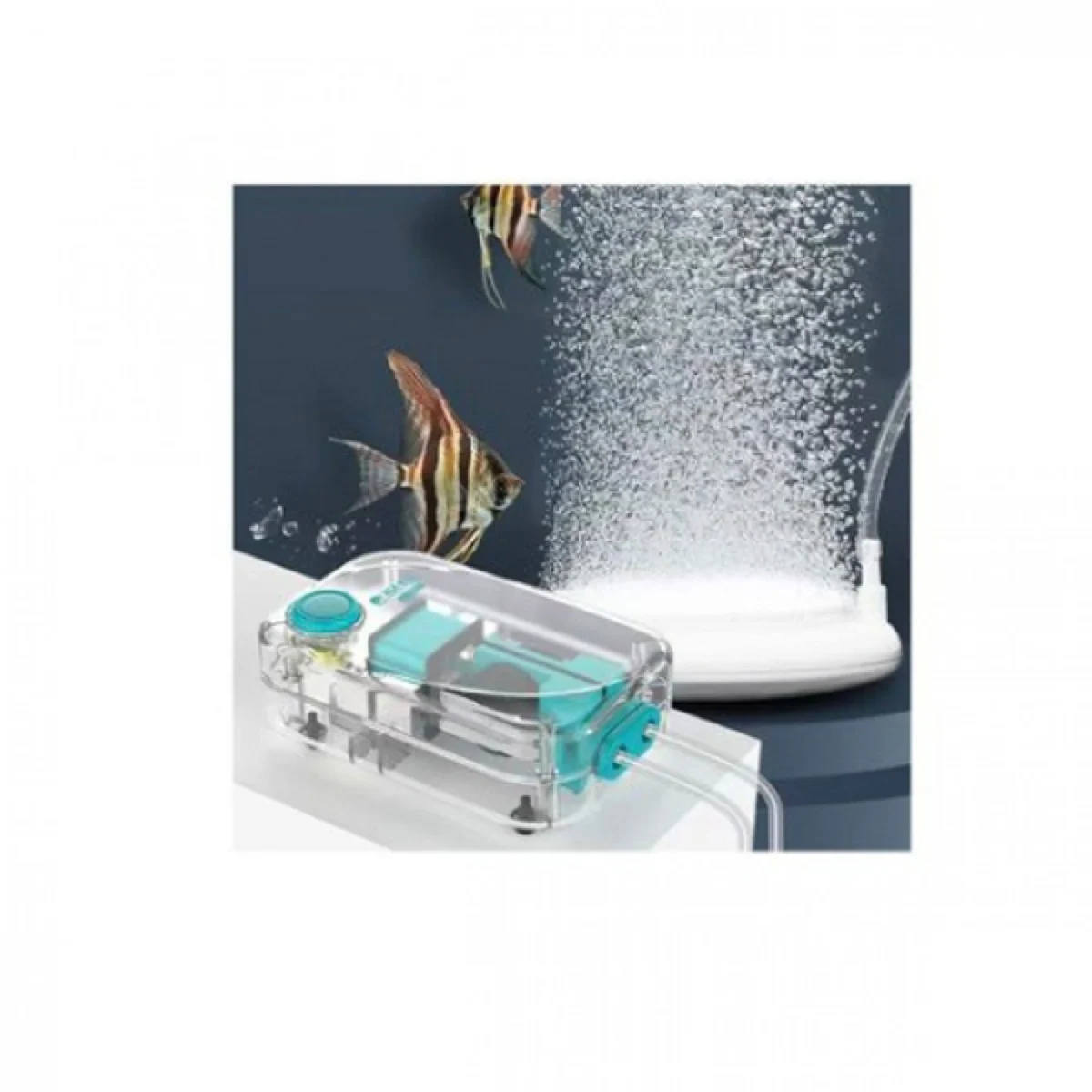 Διάφανη Αεραντλία/Οξυγονωτής Ενυδρείου Μονής Εξόδου 3Lt/m 2w