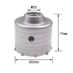 Ποτηροτρύπανο Μπετού με Σπείρωμα Μ22 - Ø60 mm.