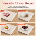 Ηλεκτρική Θερμαινόμενη Σιλικονούχα Επιφάνεια 60x40εκ για να Κρατάτε Ζεστά τα Φαγητά σας