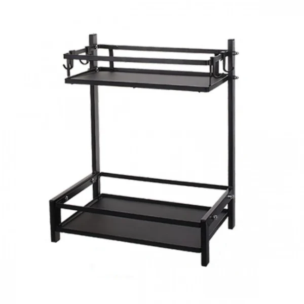 Πλαστική Βοηθητική Ραφιέρα Κουζίνας-Πάγκου 2 Θέσεων 40x19x32cm