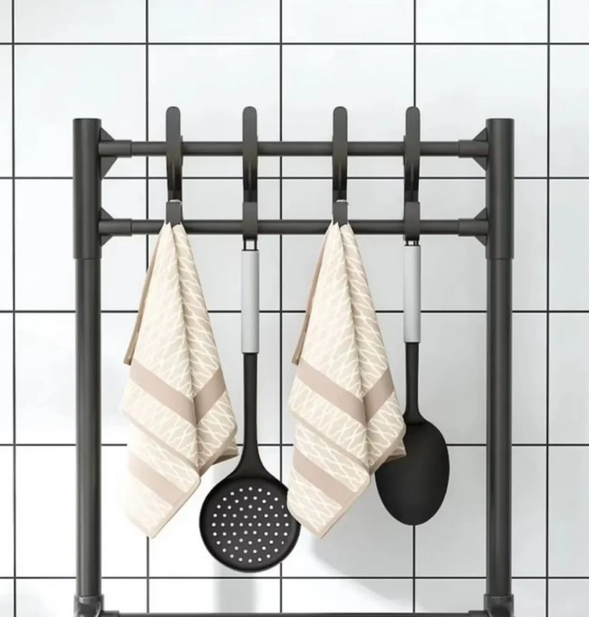 Μεταλική Ραφιέρα Αποθήκευσης 122x42x34cm Πολλαπλών Χρήσεων