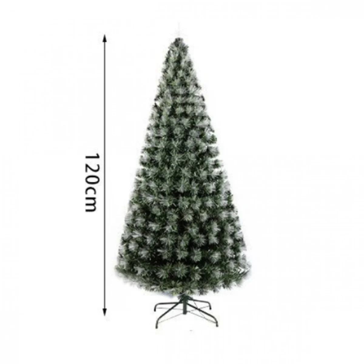 Αυτοφωτιζόμενο Χριστουγεννιάτικο Δέντρο 120εκ Οπτικής Ίνας Εναλλαγής Χρωμάτων Aigostar